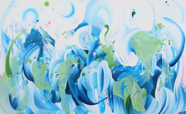 Original Abstract Paintings by Jooyeon Nam