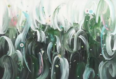Original Abstract Seascape Painting by Jooyeon Nam