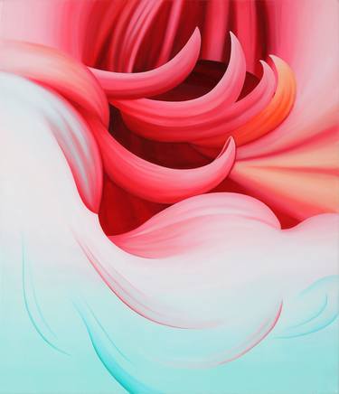 Print of Abstract Floral Paintings by Jooyeon Nam