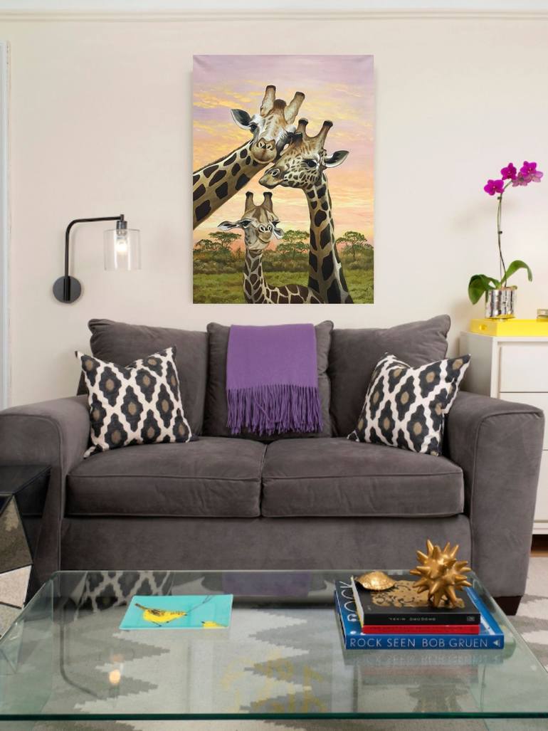 Original Realism Animal Painting by Evgeniya Roslik