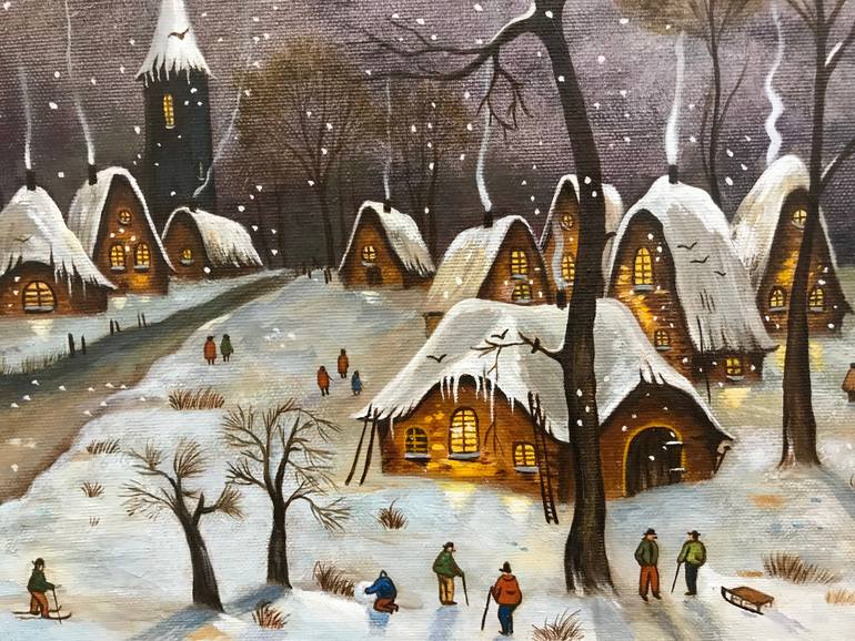 Original Photorealism Nature Painting by Evgeniya Roslik