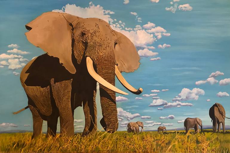Original Other Animal Painting by Evgeniya Roslik