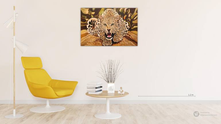 Original Impressionism Animal Painting by Evgeniya Roslik