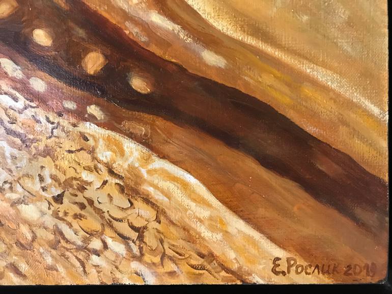 Original Impressionism Animal Painting by Evgeniya Roslik