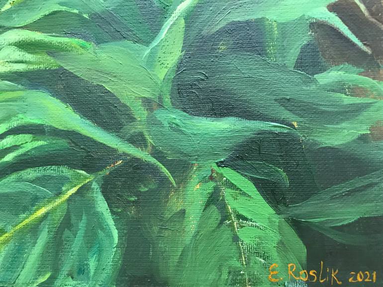 Original Realism People Painting by Evgeniya Roslik