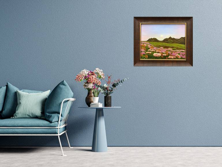 Original Impressionism Floral Painting by Evgeniya Roslik