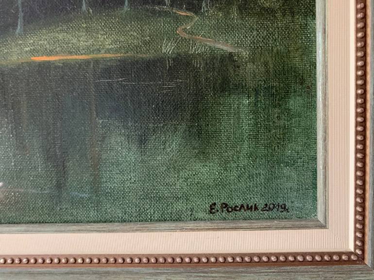 Original Photorealism Nature Painting by Evgeniya Roslik
