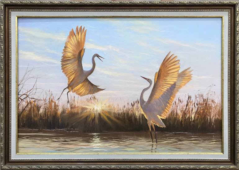 Original Photorealism Animal Painting by Evgeniya Roslik