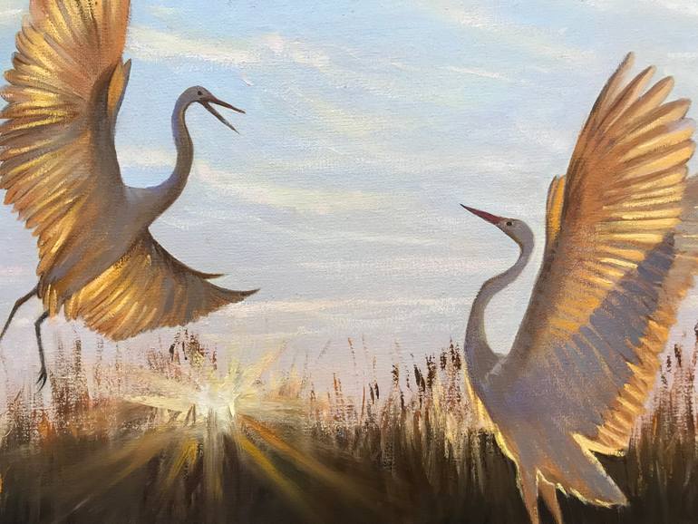 Original Photorealism Animal Painting by Evgeniya Roslik