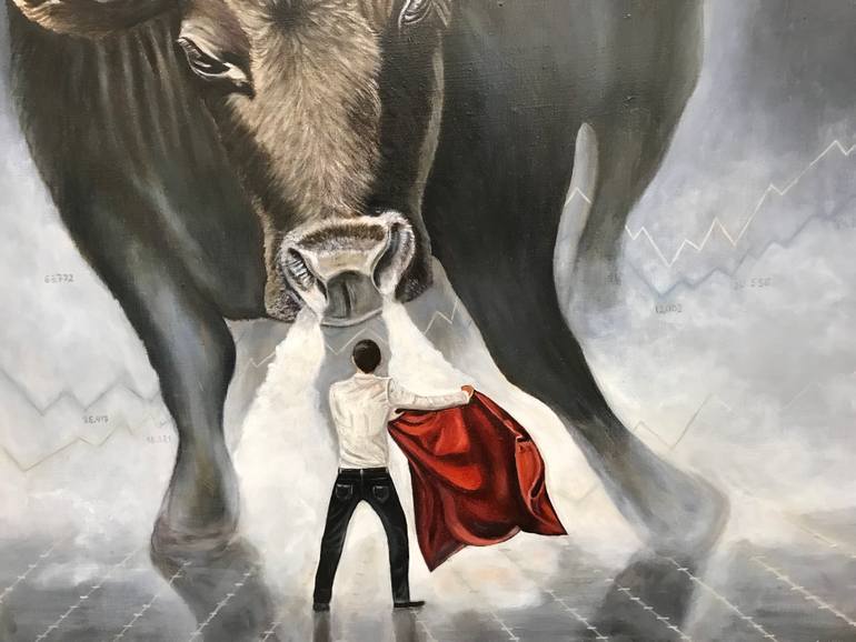 Original Photorealism Animal Painting by Evgeniya Roslik