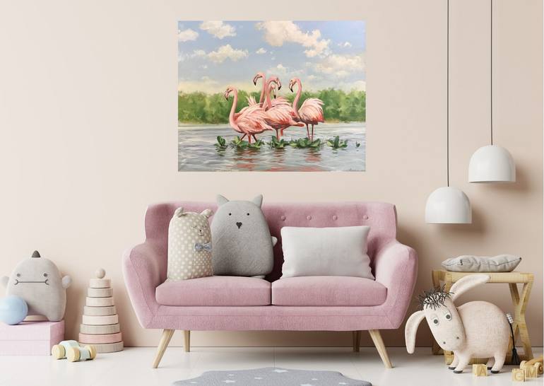 Original Illustration Nature Painting by Evgeniya Roslik