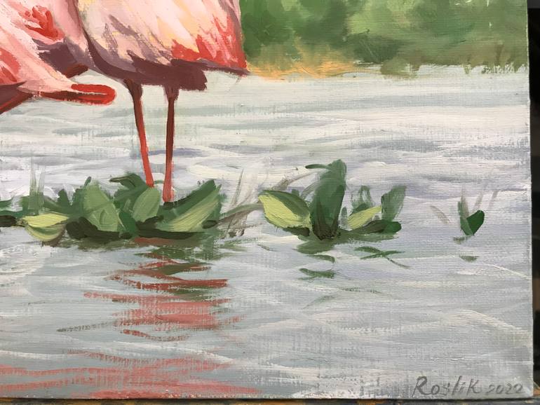 Original Illustration Nature Painting by Evgeniya Roslik