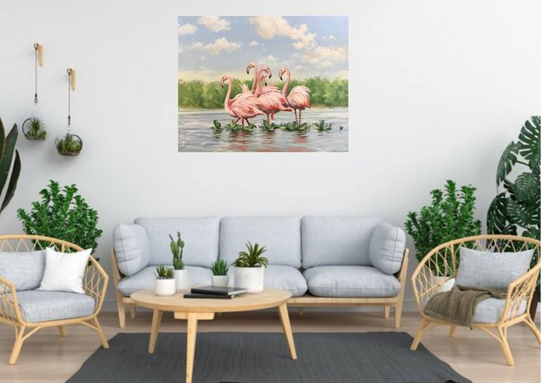 Original Illustration Nature Painting by Evgeniya Roslik