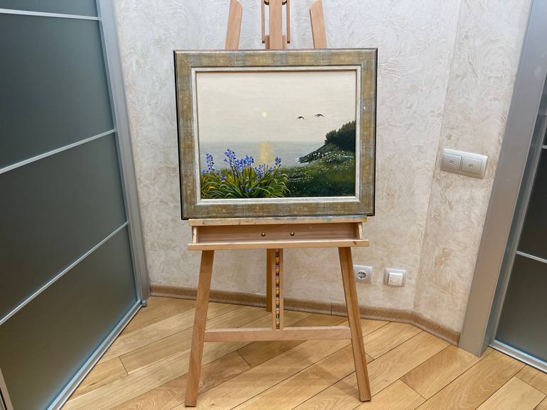 Original Photorealism Nature Painting by Evgeniya Roslik