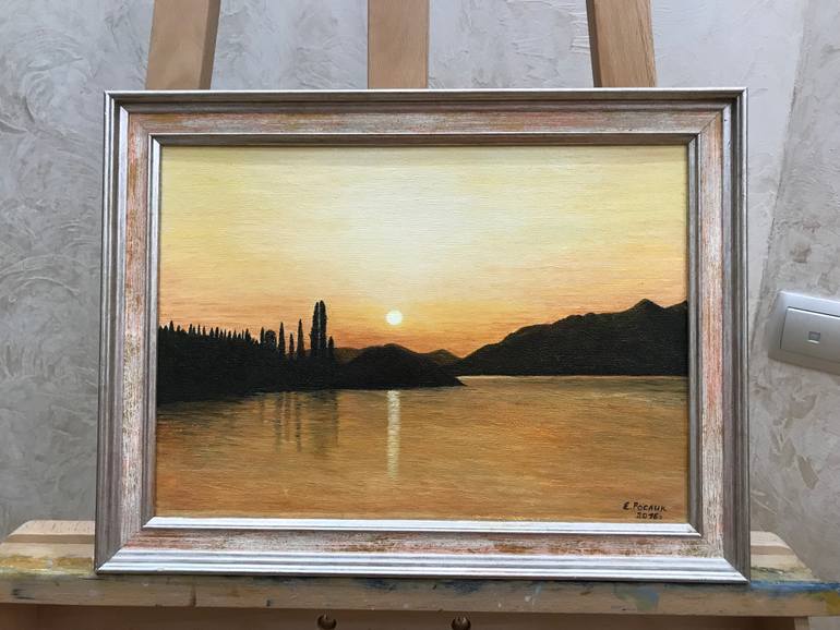 Original Other Seascape Painting by Evgeniya Roslik