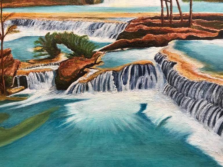 Original Impressionism Landscape Painting by Evgeniya Roslik