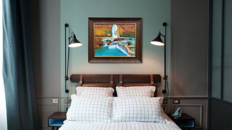 Original Impressionism Landscape Painting by Evgeniya Roslik