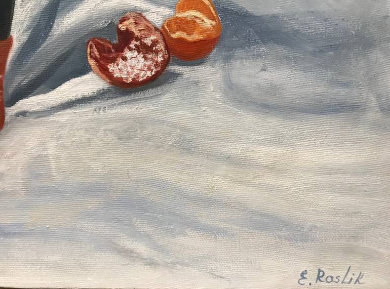 Original Realism People Painting by Evgeniya Roslik