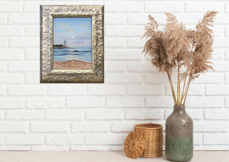 Original Realism Seascape Painting by Evgeniya Roslik