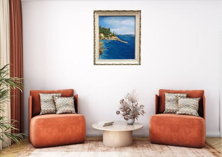 Original Realism Seascape Painting by Evgeniya Roslik