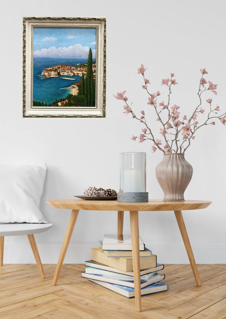 Original Realism Seascape Painting by Evgeniya Roslik