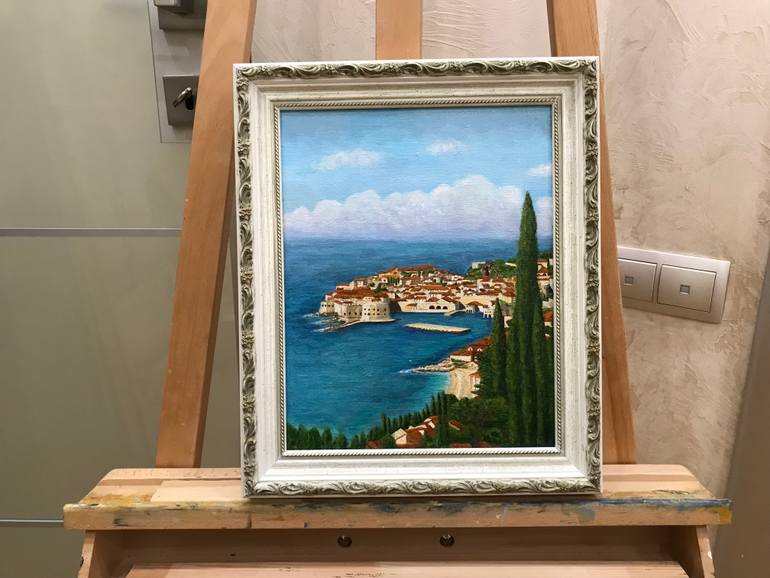 Original Realism Seascape Painting by Evgeniya Roslik