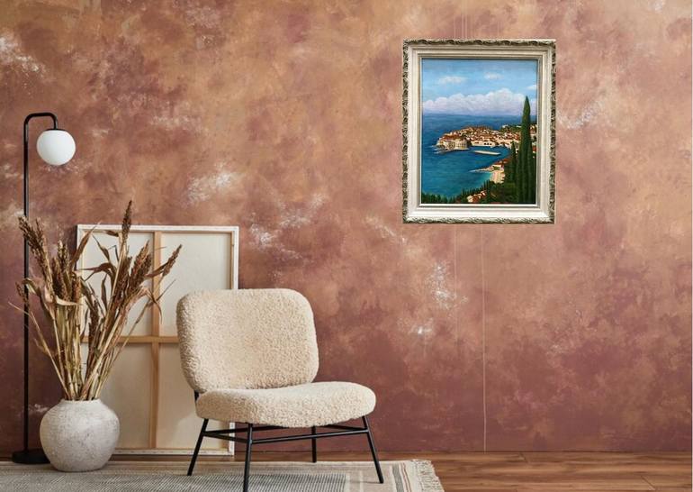 Original Realism Seascape Painting by Evgeniya Roslik