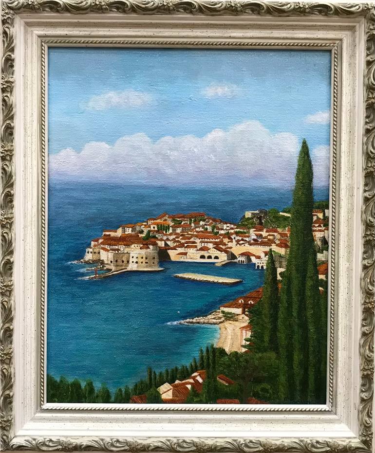 Original Realism Seascape Painting by Evgeniya Roslik