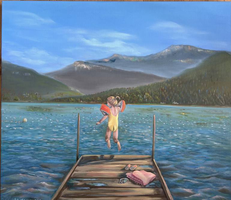 Original Realism Children Paintings by Micaela Summers