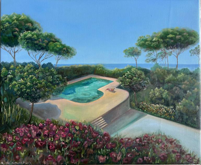 Original Conceptual Landscape Paintings by Micaela Summers