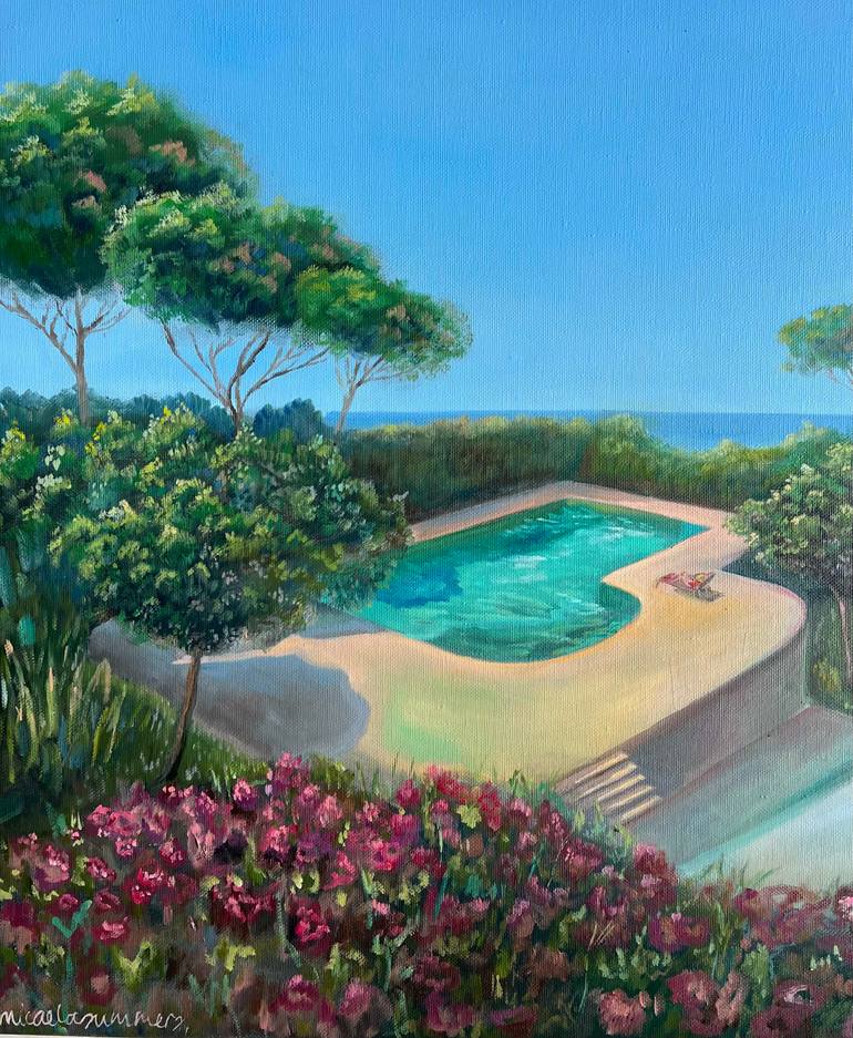 Original Conceptual Landscape Painting by Micaela Summers