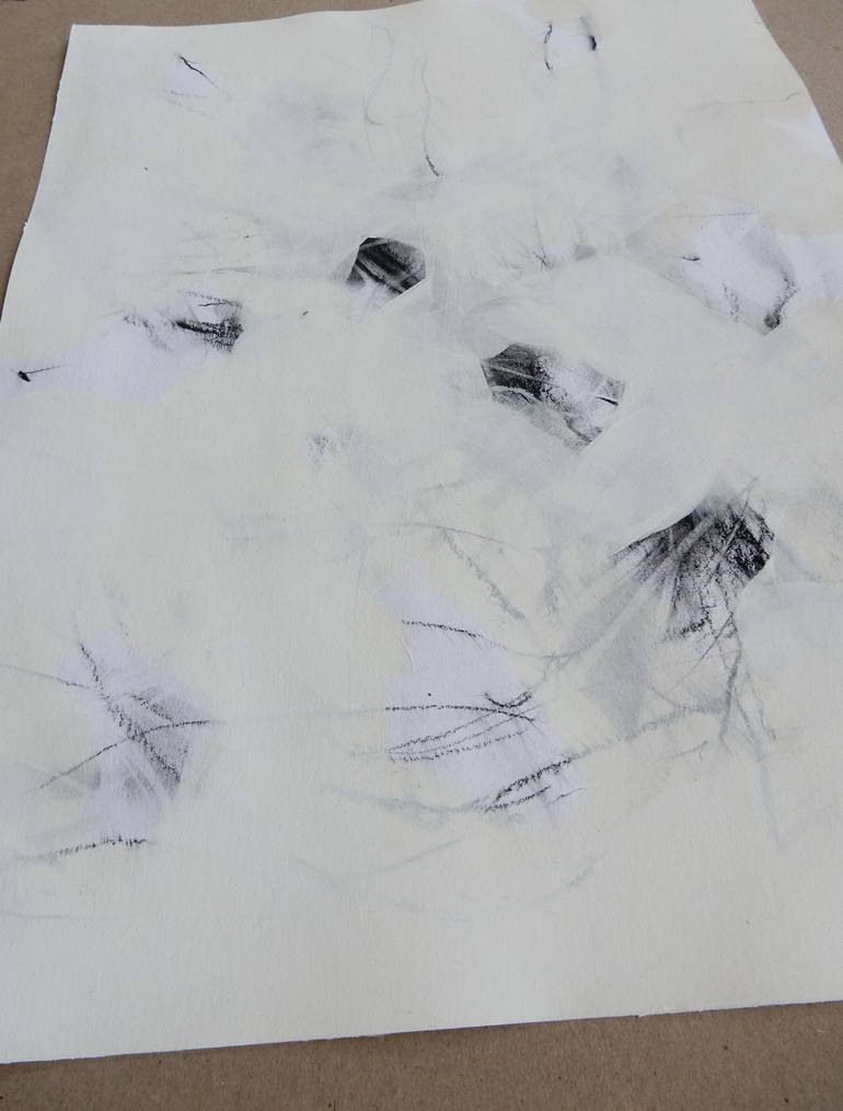 Original Expressionism Abstract Drawing by Manuela Armand