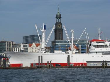 The old cargo ship Cap San Diego in Hamburg thumb