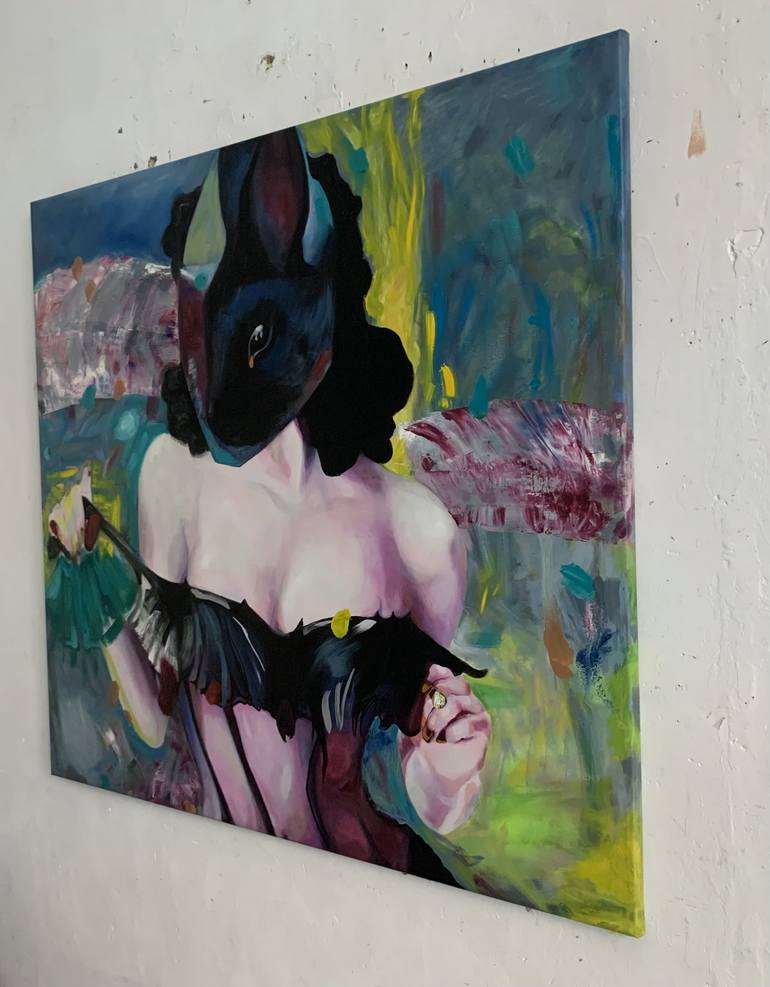 Original Figurative Portrait Painting by Pirotte Nathalie