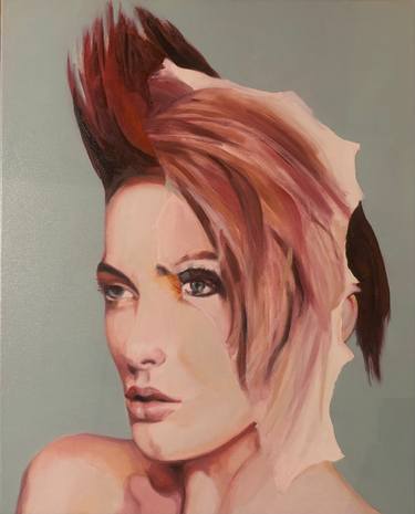 Print of Figurative Portrait Paintings by Pirotte Nathalie