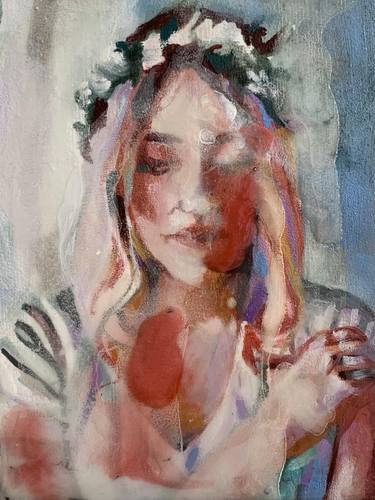 Original Figurative Portrait Paintings by Pirotte Nathalie