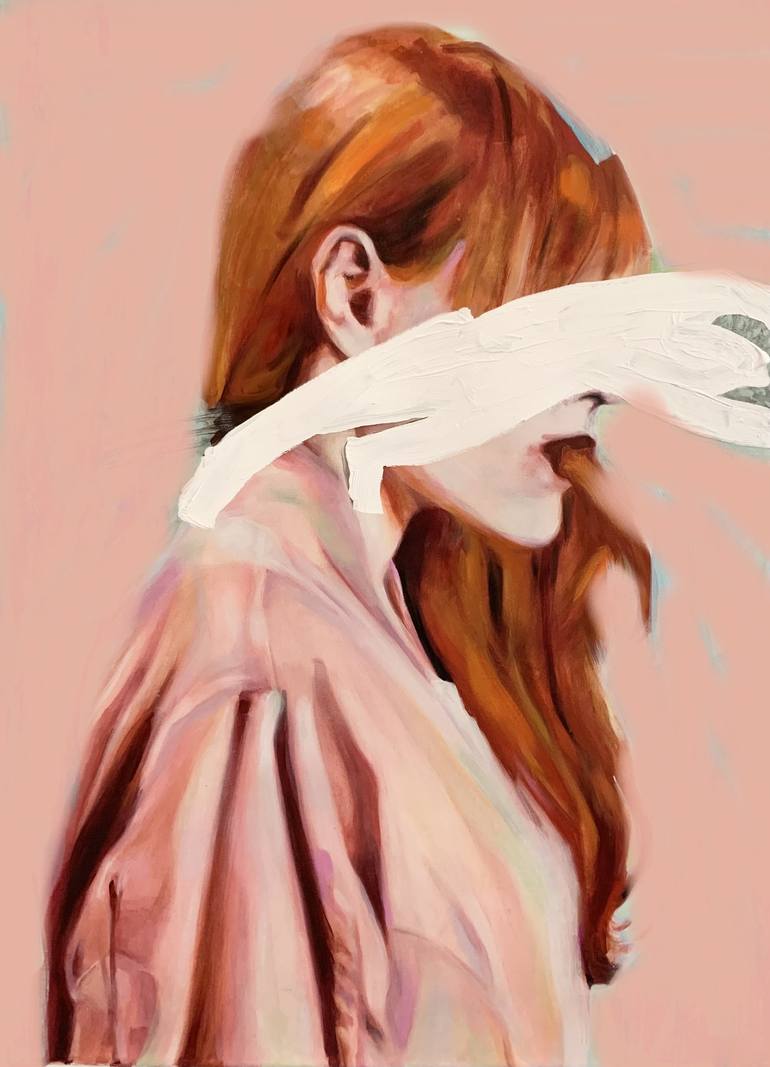 Print of Contemporary Women Paintings by Pirotte Nathalie