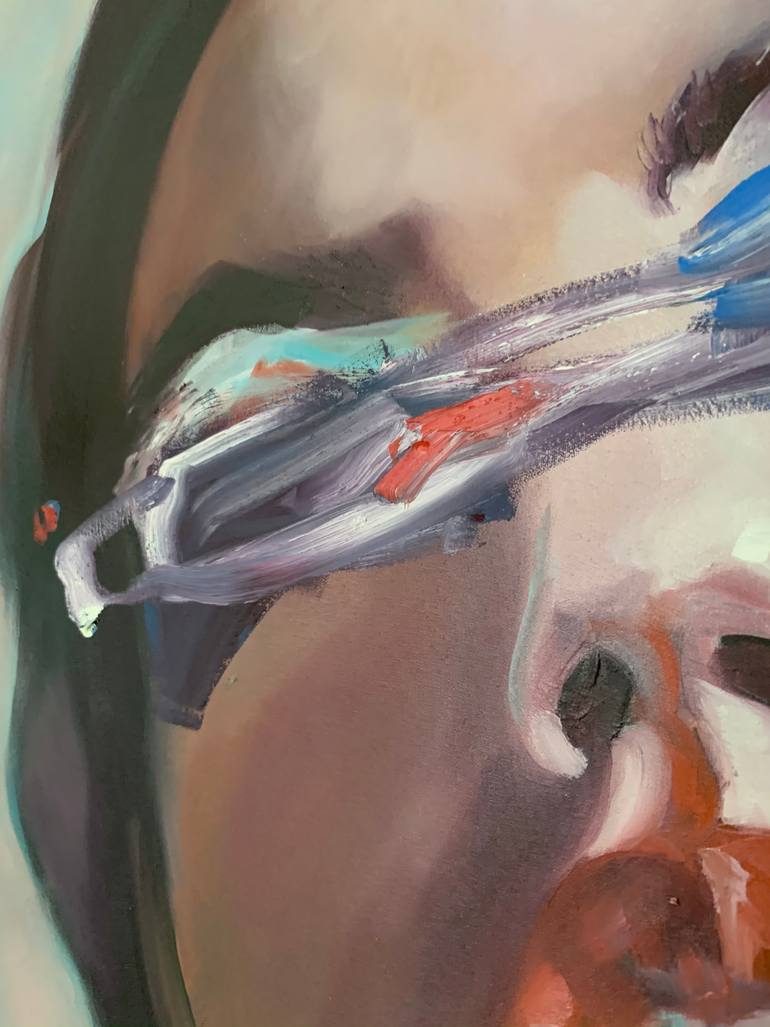 Original Figurative Women Painting by Pirotte Nathalie