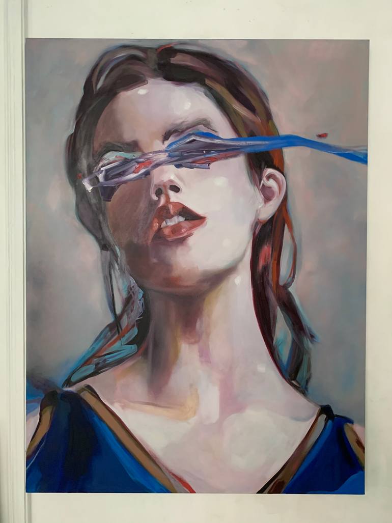 Original Figurative Women Painting by Pirotte Nathalie