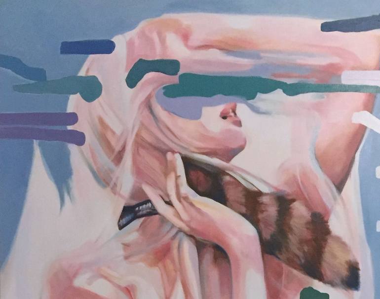 Original Contemporary Women Painting by Pirotte Nathalie