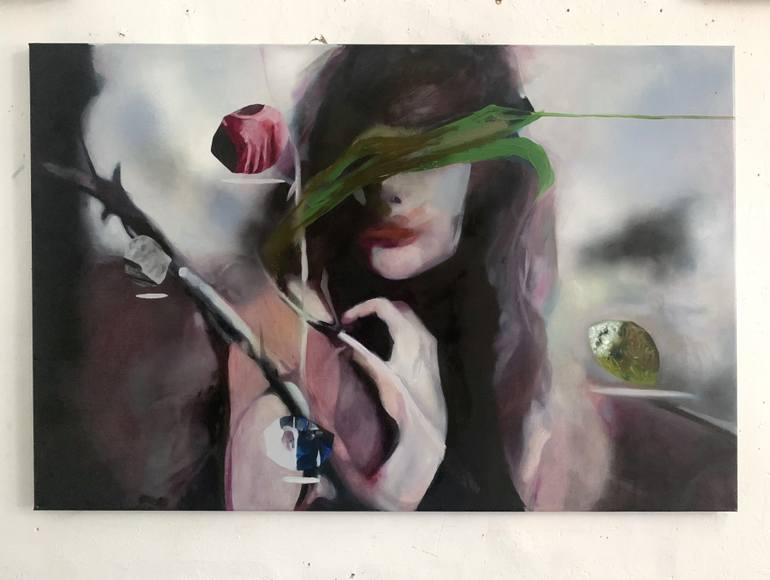 Original Contemporary Fantasy Painting by Pirotte Nathalie