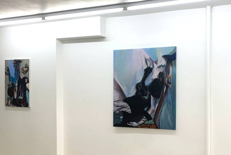 Original Contemporary Women Painting by Pirotte Nathalie