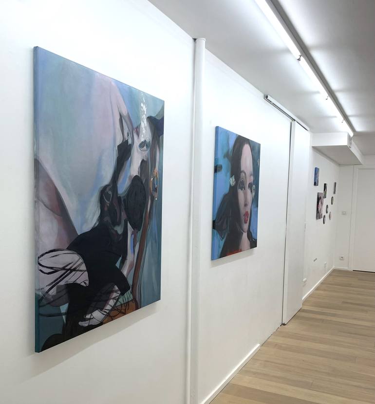 Original Contemporary Women Painting by Pirotte Nathalie