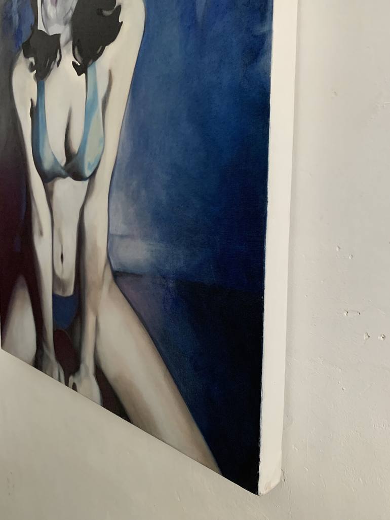 Original Pop Art Nude Painting by Pirotte Nathalie