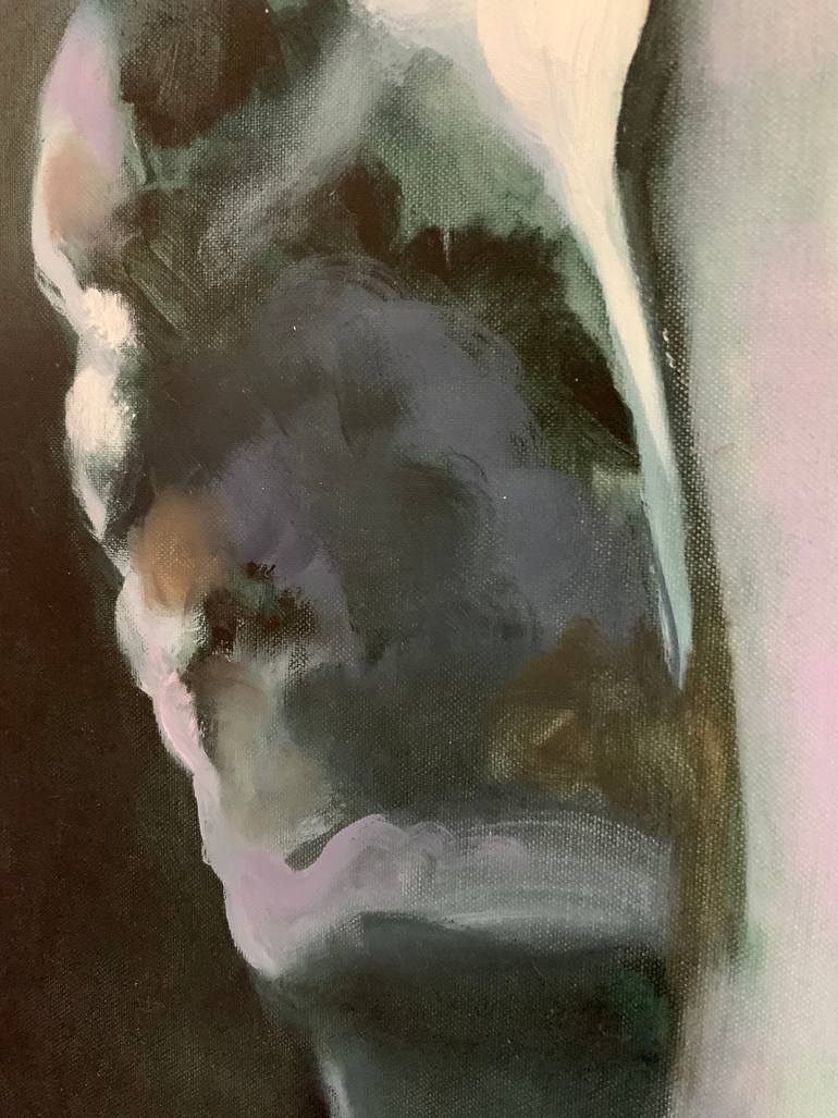 Original Surrealism People Painting by Pirotte Nathalie