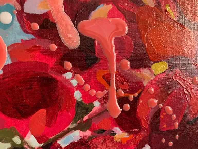 Original Figurative Floral Painting by Pirotte Nathalie