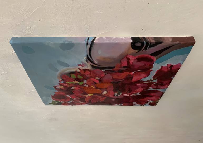 Original Figurative Floral Painting by Pirotte Nathalie