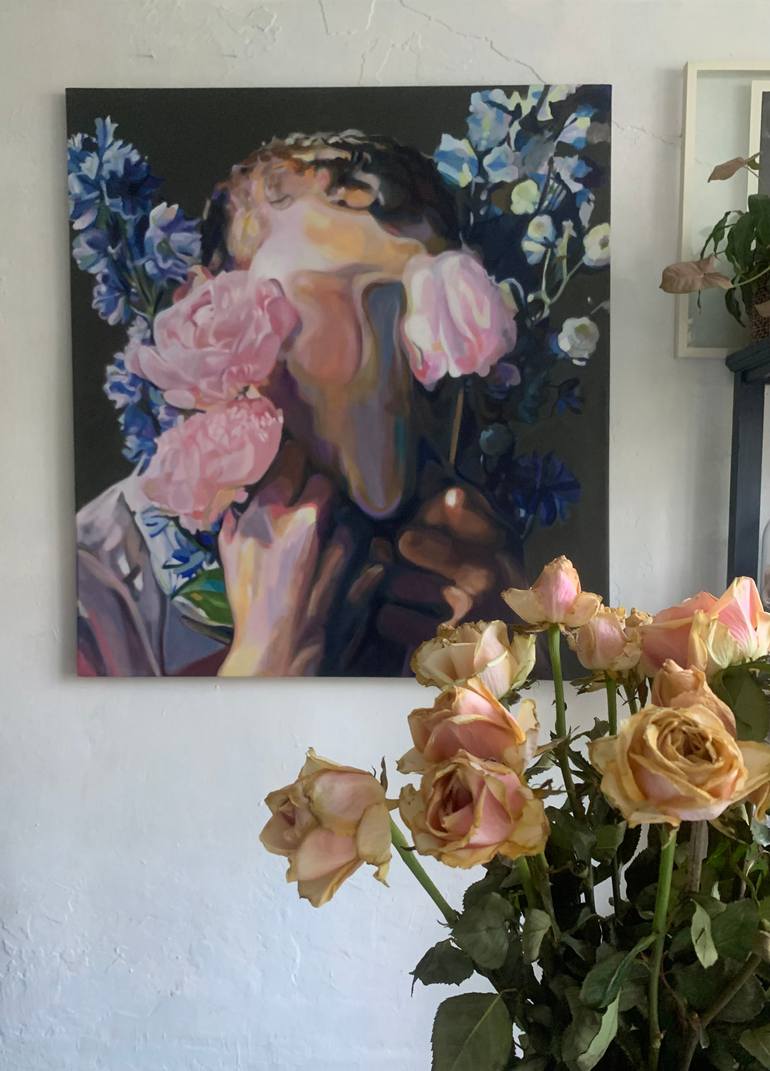 Original Figurative People Painting by Pirotte Nathalie