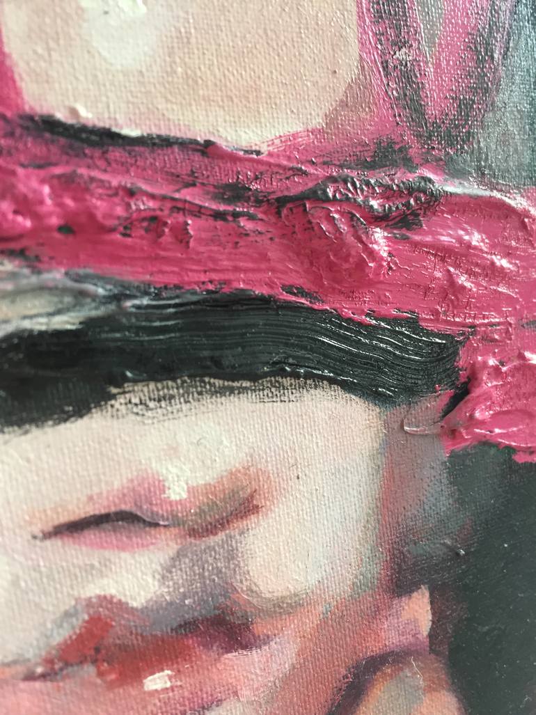 Original Portraiture People Painting by Pirotte Nathalie