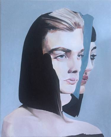 Print of Figurative Portrait Paintings by Pirotte Nathalie